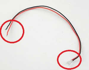 JJRC H26 H26C H26W H26D H26WH quadcopter spare parts connect wire for the motor - Click Image to Close