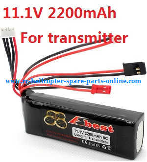 Hubsan H301S SPY HAWK RC Airplane spare parts 11.1V 2200mAh battery for transmitter