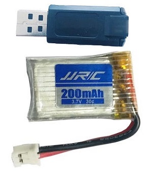 JJRC H36 E010 quadcopter spare parts battery with USB charger - Click Image to Close