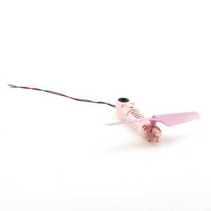 JJRC H37 H37W E50 E50S quadcopter spare parts blade (Pink) + motor deck (Pink) + motor (Red-Blue wire) set - Click Image to Close