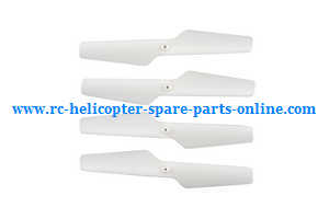 JJRC H37 H37W E50 E50S quadcopter spare parts main blades (White) - Click Image to Close