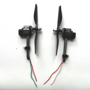 JJRC H40WH RC quadcopter spare parts side bar + main motor + motor deck + blades (CW+CCW) 2pcs - Click Image to Close