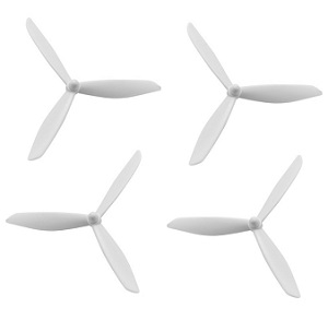 Hubsan H501C RC Quadcopter spare parts upgrade 3-leaf main blades (White) - Click Image to Close