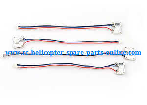 Hubsan H501 H501S H501S-S RC Quadcopter spare parts LED board 4pcs - Click Image to Close