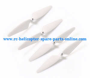 Hubsan H502S H502E RC Quadcopter spare parts main blades (White) - Click Image to Close