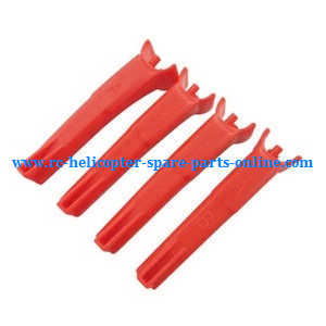 Hubsan H502S H502E RC Quadcopter spare parts upgrade landing skids (Red) - Click Image to Close