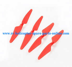 Hubsan H507A H507D H507A+ RC Quadcopter spare parts main blades (Red) - Click Image to Close