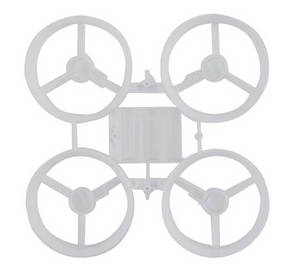 JJRC H67 RC quadcopter drone spare parts main frame (White) - Click Image to Close