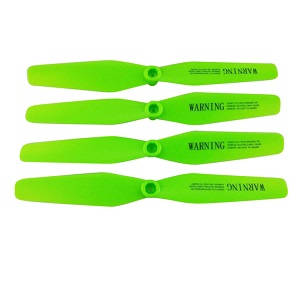 JJRC H68 H68G RC quadcopter drone spare parts main baldes (Green) - Click Image to Close