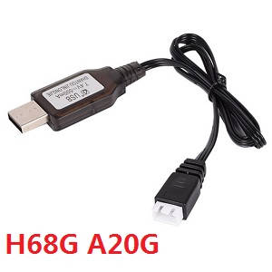 JJRC A20 A20W A20G RC quadcopter drone spare parts USB charger wire 7.4V (H68G A20G) - Click Image to Close
