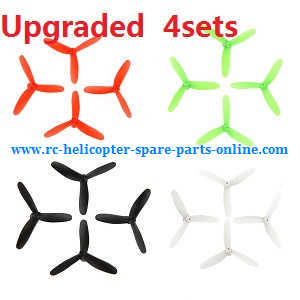JJRC H7 quadcopter spare parts main blades (Upgraded) 4sets - Click Image to Close