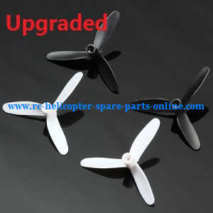 JJRC H7 quadcopter spare parts main blades (Upgraded) Black-White