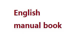 JJRC H73 RC Quadcopter spare parts English manual book - Click Image to Close