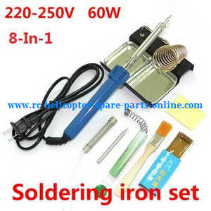 JJRC H8 Mini H8C Mini quadcopter spare parts 8-In-1 Voltage 220-250V 60W soldering iron set JJRC H8 Mini H8C Mini quadcopter spare parts 8-In-1 Voltage 220-250V 60W soldering iron set