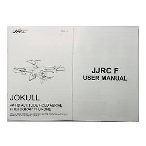 JJRC H86 RC quadcopter drone spare parts English manual book