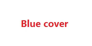 JJRC H98 H98WH quadcopter spare parts upper and lower cover (Blue) - Click Image to Close
