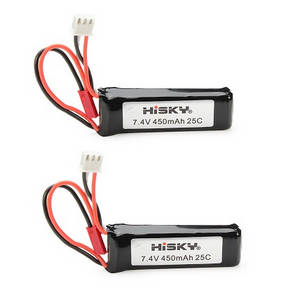 Hisky HCP100S RC Helicopter spare parts 7.4V 450mAh battery 2pcs