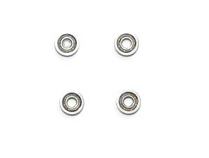 Hisky HCP100S RC Helicopter spare parts bearings in the main blade grip set 4pcs - Click Image to Close