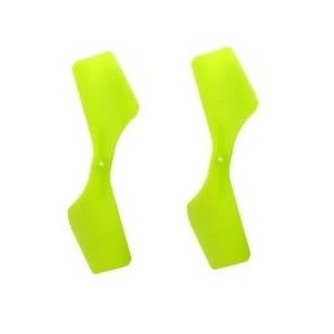 Hisky HCP100S RC Helicopter spare parts tail blades (Green 2pcs) - Click Image to Close