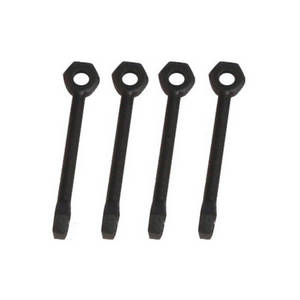 Hisky HCP100S RC Helicopter spare parts "8" shape connect buckle 4pcs - Click Image to Close