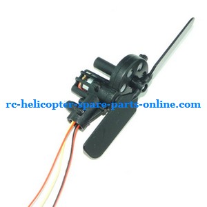 Huan Qi HQ823 helicopter spare parts tail blade + tail motor + tail motor deck (set) - Click Image to Close