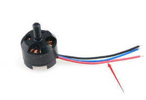 JJPRO JJRC X3 RC quadcopter drone spare parts main brushless motor (Red-Black-Blue wire) - Click Image to Close