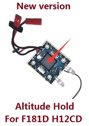 DFD F181 F181C F181W F181D F181DH RC quadcopter drone spare parts PCB receiver board altitude hold (New version) for F181D H12CD - Click Image to Close