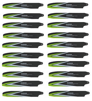 JJRC M03 E160 Yu Xiang F1 RC Helicopter spare parts main blades 10sets - Click Image to Close