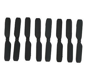 JJRC M03 E160 Yu Xiang F1 RC Helicopter spare parts tail blade 8pcs - Click Image to Close