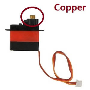 JJRC M05 E130 Yu Xiang F03 RC Helicopter spare parts SERVO (Upgrade to copper) - Click Image to Close
