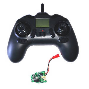 JJRC M05 E130 Yu Xiang F03 RC Helicopter spare parts PCB board + transmitter - Click Image to Close