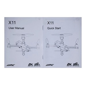 JJRC X11 X11P Pro RC Drone Quadcopter spare parts English manual book (X11) - Click Image to Close
