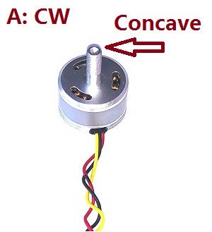 JJRC X13 RC quadcopter drone spare parts brushless motor A:CW - Click Image to Close