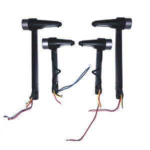 JJRC X15 S137 8802 Pro Dragonfly GPS RC quadcopter drone spare parts side bar and motor module (2*A+2*B) - Click Image to Close