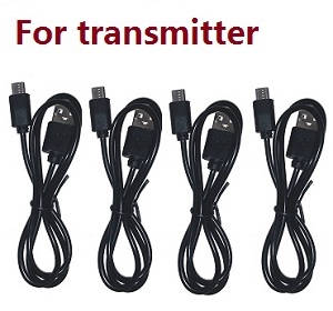 JJRC X15 S137 8802 Pro Dragonfly GPS RC quadcopter drone spare parts USB charger wire (For transmitter) 4pcs - Click Image to Close