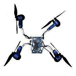 JJRC X16 Heron GPS RC quadcopter drone spare parts side bar and motor module with PCB board (Black)