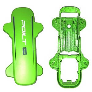 JJRC X17 G105 Pro RC quadcopter drone spare parts upper and lower cover Green - Click Image to Close