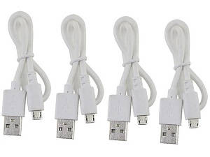 JJRC X6 RC quadcopter drone spare parts USB charger wire 4pcs - Click Image to Close