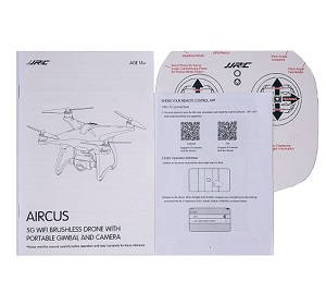 JJRC X6 RC quadcopter drone spare parts English manual book - Click Image to Close