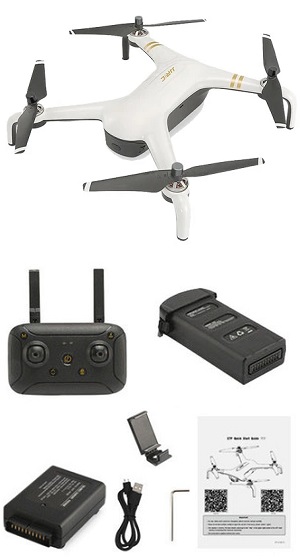 JJRC X7P smart drone with 1 battery, RTF White
