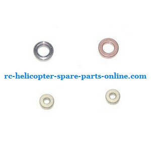 Ulike JM817 helicopter spare parts bearing set (2x big + 2x small)(set) - Click Image to Close