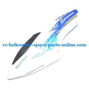 JTS 828 828A 828B RC helicopter spare parts head cover (Blue) - Click Image to Close
