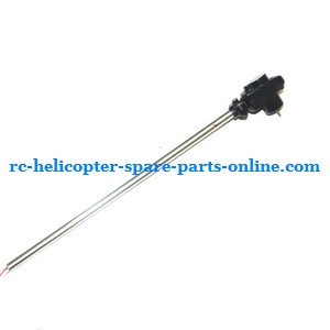 JXD 340 helicopter spare parts tail big pipe + tail motor + tail motor deck (set) - Click Image to Close