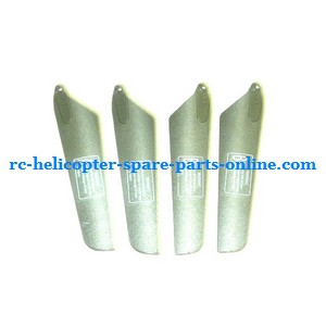 JXD 345 helicopter spare parts main blades (2x upper + 2x lower) - Click Image to Close