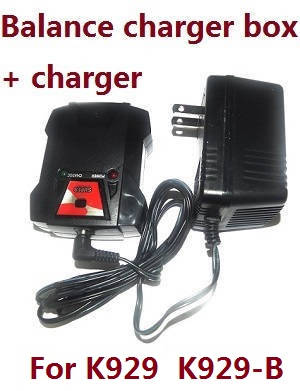 Wltoys K929 K929-A K929-B RC Car spare parts balance charger box + charger