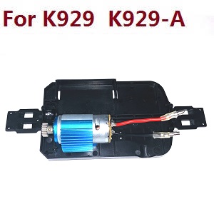 Wltoys K929 K929-A K929-B RC Car spare parts bottom board with main motor set (For K929 K929-A) - Click Image to Close