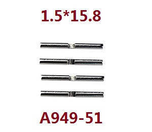 Wltoys K929 K929-A K929-B RC Car spare parts differential small metal bar shaft 1.5*15.8 A949-51