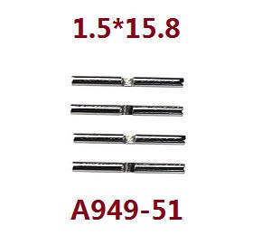 Wltoys K929 K929-A K929-B RC Car spare parts differential small metal bar shaft 1.5*15.8 A949-51