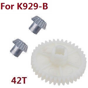 Wltoys K929 K929-A K929-B RC Car spare parts reduction gear + driving gear (Metal) for K929-B