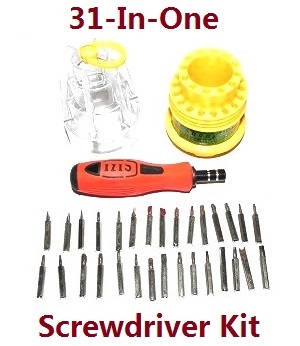 Wltoys K969 K979 K989 K999 P929 P939 RC Car spare parts 1*31-in-one Screwdriver kit package